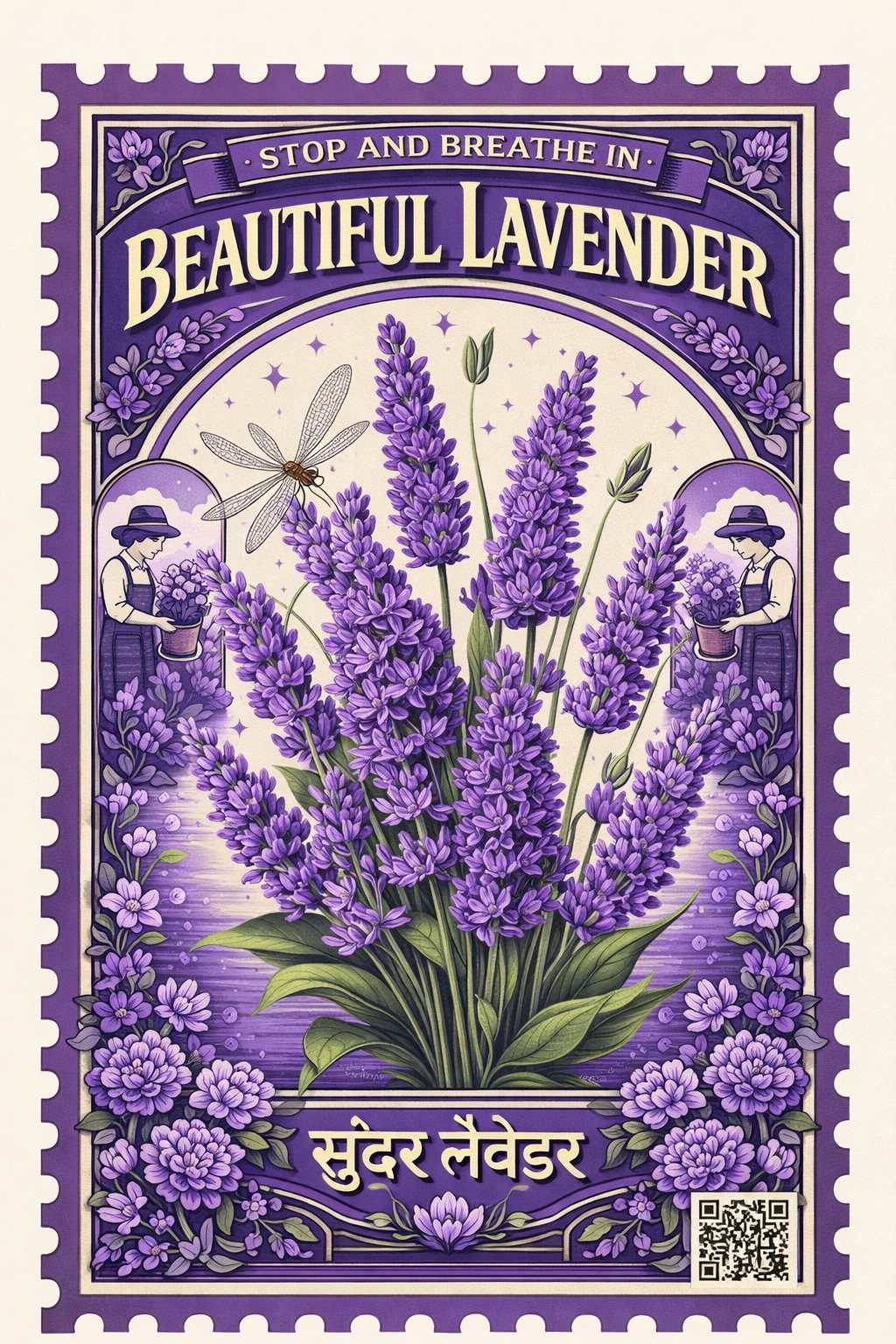 Beautiful Lavendar JR Purple Gulaal