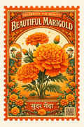 Beautiful Marigold JR Orange Gulaal